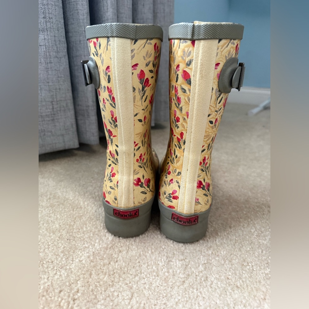 Chooka Rebecca Mid Floral Patterned Women's Rain Boots size 7 - Picture 4 of 8
